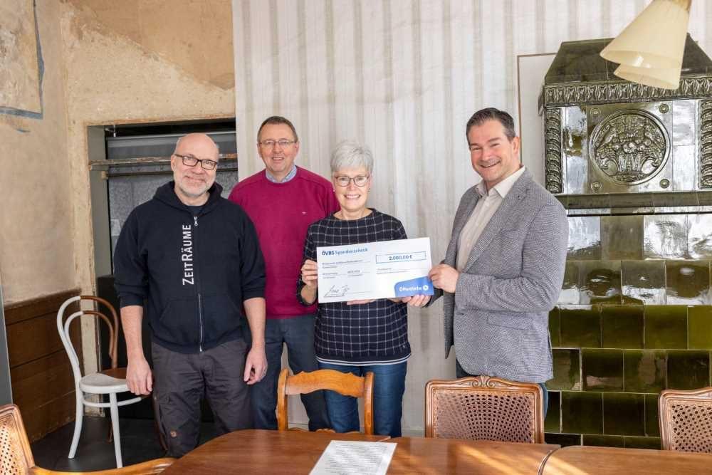 2.000 Euro für den Bürgerverein „ZeitRäume“ in Bodenstedt